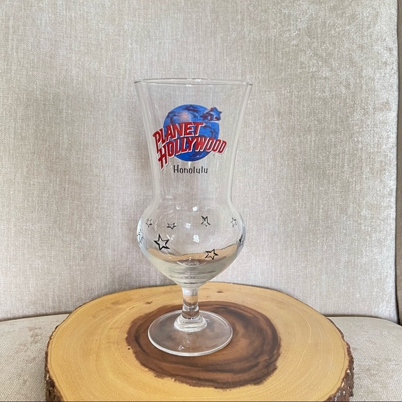 Planet Hollywood HONOLULU Hurricane Cocktail Glass - Picture 1 of 8